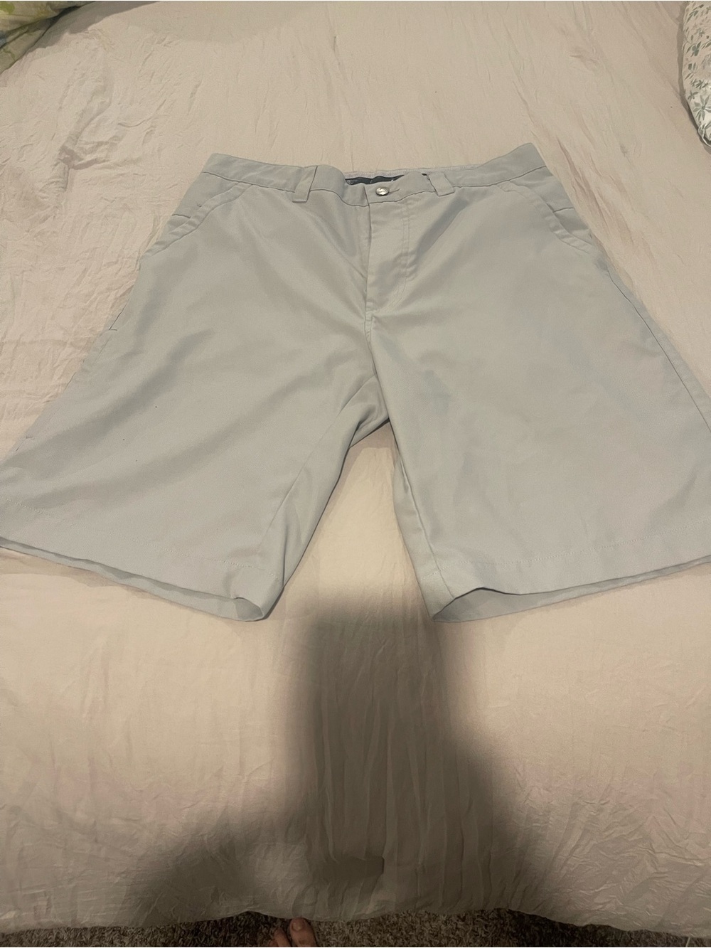 Callaway Light Gray Men's Flat Front Golf Shorts